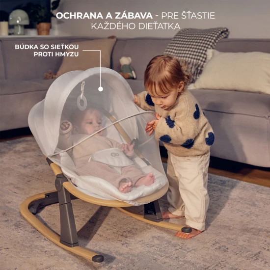 Babyliege Elsu Grey, bis 9 kg Babyliege Elsu Grey, bis 9 kg Kinderkraft KBELSU00GRY0000