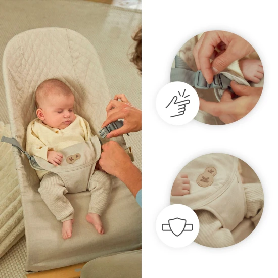 Schaukelliege Mimi Beige wood, bis 9 kg Schaukelliege Mimi Beige wood, bis 9 kg Kinderkraft KBMIMI00WOD0000