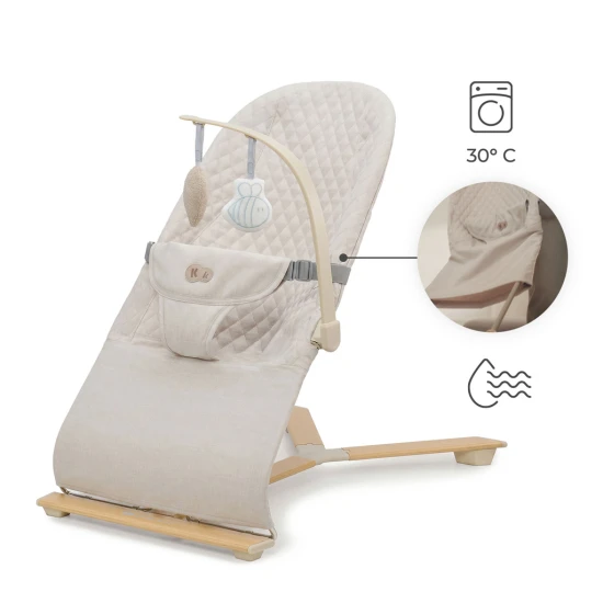 Schaukelliege Mimi Beige wood, bis 9 kg Schaukelliege Mimi Beige wood, bis 9 kg Kinderkraft KBMIMI00WOD0000