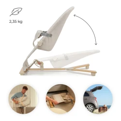 Schaukelliege Mimi Beige wood, bis 9 kg Schaukelliege Mimi Beige wood, bis 9 kg