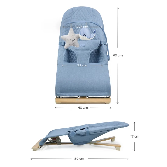 Schaukelliege Mimi Nordic Breeze, bis 9 kg Kinderkraft KBMIMI00NOR0000