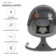 Schaukelliege mit Melodie 2in1 Lumi, bis 9 kg, Premium Dark Grey Kinderkraft KBLUMI02DGR0000