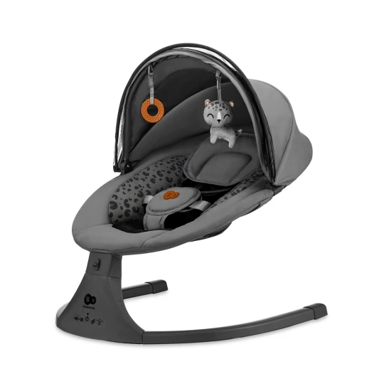 Schaukelliege mit Melodie 2in1 Lumi, bis 9 kg, Premium Dark Grey Kinderkraft KBLUMI02DGR0000