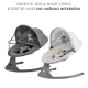 Schaukelliege mit Melodie 2in1 Lumi, bis 9 kg, Premium Dark Grey Kinderkraft KBLUMI02DGR0000
