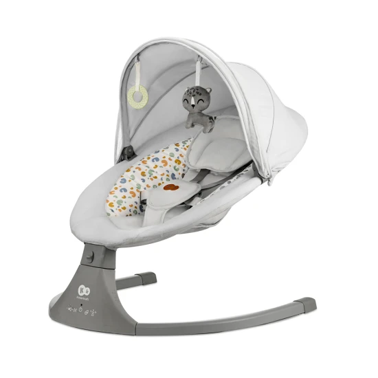 Schaukelliege mit Melodie 2in1 Lumi, bis 9 kg, Premium Light Grey Schaukelliege mit Melodie 2in1 Lumi, bis 9 kg, Premium Light Grey Kinderkraft KBLUMI02LGR0000