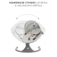 Schaukelliege mit Melodie 2in1 Lumi, bis 9 kg, Premium Light Grey Schaukelliege mit Melodie 2in1 Lumi, bis 9 kg, Premium Light Grey Kinderkraft KBLUMI02LGR0000