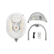 Schaukelliege mit Melodie 2in1 Lumi, bis 9 kg, Premium Light Grey Schaukelliege mit Melodie 2in1 Lumi, bis 9 kg, Premium Light Grey Kinderkraft KBLUMI02LGR0000