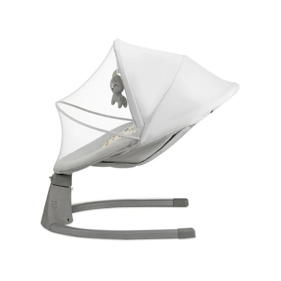 Schaukelliege mit Melodie 2in1 Lumi, bis 9 kg, Premium Light Grey Schaukelliege mit Melodie 2in1 Lumi, bis 9 kg, Premium Light Grey Kinderkraft KBLUMI02LGR0000