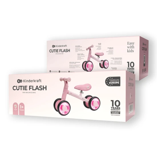 Rutschauto Cutie Flash Pink Rutschauto Cutie Flash Pink Kinderkraft KRCUFL00PNK0000