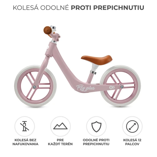 Rutschauto Fly Plus Powder pink Rutschauto Fly Plus Powder pink Kinderkraft KRFLPL00PNK0000