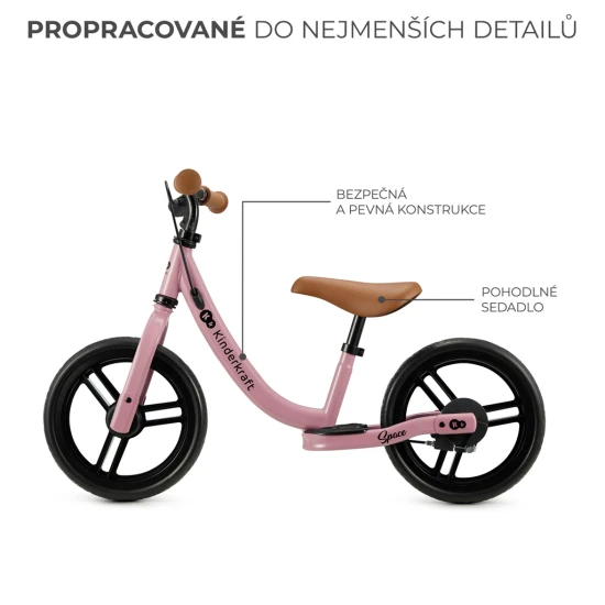Rutschauto Space Deep Dark pink Rutschauto Space Deep Dark pink Kinderkraft KRSPAC23PNK0000
