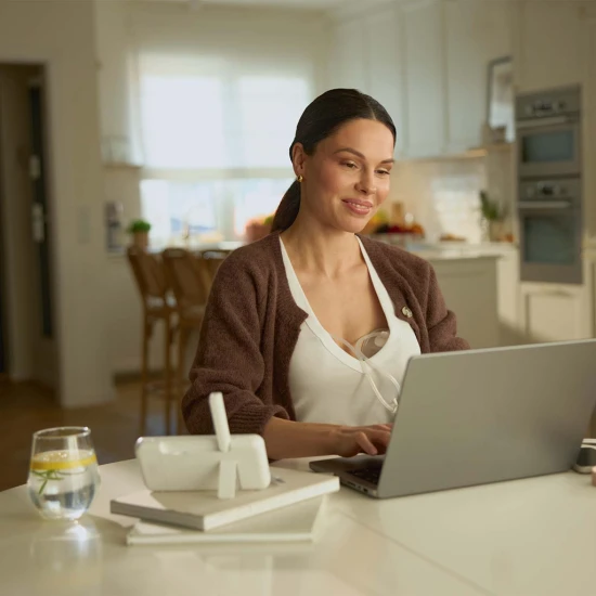 Muttermilchpumpe Double Hands-free Gentle Flow Pink Kinderkraft KEGEFL00PNK0000