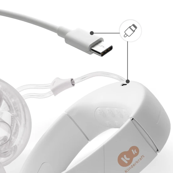 Muttermilchpumpe mit sanfter Wärmefunktion Double Hands-free Gentleneste Muttermilchpumpe mit sanfter Wärmefunktion Double Hands-free Gentleneste Kinderkraft KEGENE00GLD0000