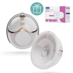 Milchpumpe Single Hands-free Mamaflow Gold + CHICCO Stilleinlagen 30 Stück