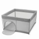 Klappbares Laufgitter Ziki Light Grey Kinderkraft KLZIKI00GRY0000