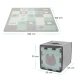 Puzzle-Schaumstoffmatte Luno Shapes 185 x 165 cm Mint, 30ks, Premium Puzzle-Schaumstoffmatte Luno Shapes 185 x 165 cm Mint, 30ks, Premium Kinderkraft KPLUSH00MIN0000