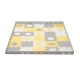 Puzzle-Schaumstoffmatte Luno Shapes 185 x 165 cm Yellow, 30ks, Premium Kinderkraft KPLUSH00YEL0000