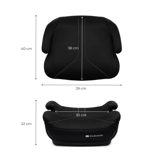 Sitzerhöhung I-Boost 2 (125-150 cm) Black Sitzerhöhung I-Boost 2 (125-150 cm) Black Kinderkraft KCIBOO02BLK0000
