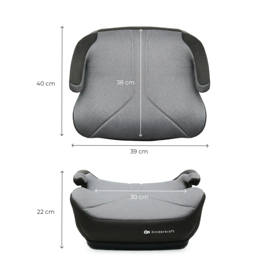 Sitzerhöhung I-Boost 2 (125-150 cm) Grey Kinderkraft KCIBOO02GRY0000