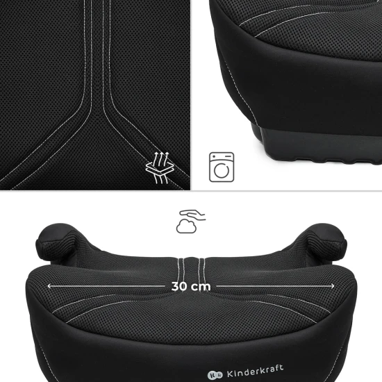 Sitzerhöhung I-Boost 2 Pro (125-150 cm) Black Kinderkraft KCIBOO02BLKPR00