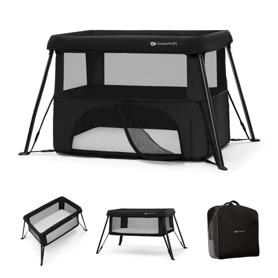 Reisebett Cami Black Reisebett Cami Black Kinderkraft KLCAMI00BLK0000