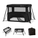 Reisebett Cami Black Reisebett Cami Black Kinderkraft KLCAMI00BLK0000