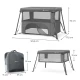 Reisebett Cami Grey Reisebett Cami Grey Kinderkraft KLCAMI00GRY0000