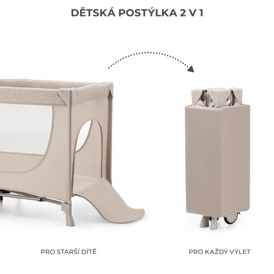Reisebett Joy 2 Beige Reisebett Joy 2 Beige Kinderkraft KLJOY02BEG00000