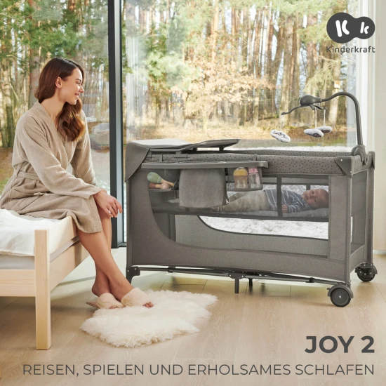 Reisebett Joy 2 mit Zubehör Beige Reisebett Joy 2 mit Zubehör Beige Kinderkraft KLJOY02BEG000AC