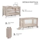 Reisebett Joy 2 mit Zubehör Beige Reisebett Joy 2 mit Zubehör Beige Kinderkraft KLJOY02BEG000AC