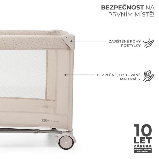 Reisebett Joy 2 mit Zubehör Beige Reisebett Joy 2 mit Zubehör Beige Kinderkraft KLJOY02BEG000AC