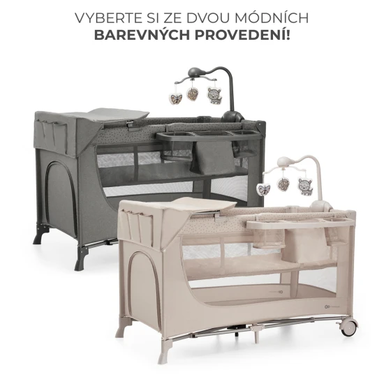 Reisebett Joy 2 mit Zubehör Beige Reisebett Joy 2 mit Zubehör Beige Kinderkraft KLJOY02BEG000AC