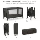 Reisebett Joy Light Grau Reisebett Joy Light Grau Kinderkraft KLJOYLIGRY00000