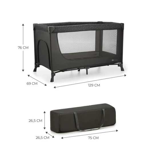 Reisebett Joy Light Grau Reisebett Joy Light Grau Kinderkraft KLJOYLIGRY00000