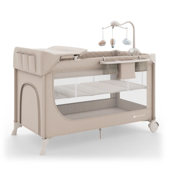 Reisebett Leody Up Beige mit Zubehör Reisebett Leody Up Beige mit Zubehör Kinderkraft KCLEODUPBEG00AC