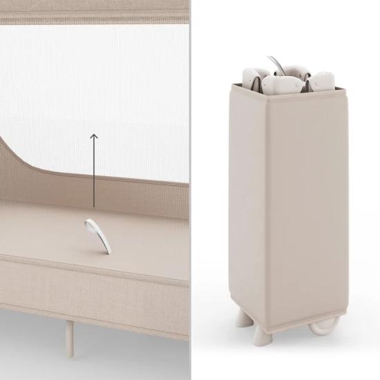 Reisebett Leody Up Beige mit Zubehör Reisebett Leody Up Beige mit Zubehör Kinderkraft KCLEODUPBEG00AC