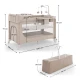 Reisebett Leody Up Beige mit Zubehör Reisebett Leody Up Beige mit Zubehör Kinderkraft KCLEODUPBEG00AC
