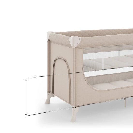 Reisebett Leody Up Beige Reisebett Leody Up Beige Kinderkraft KCLEODUPBEG0000