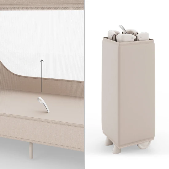 Reisebett Leody Up Beige Reisebett Leody Up Beige Kinderkraft KCLEODUPBEG0000