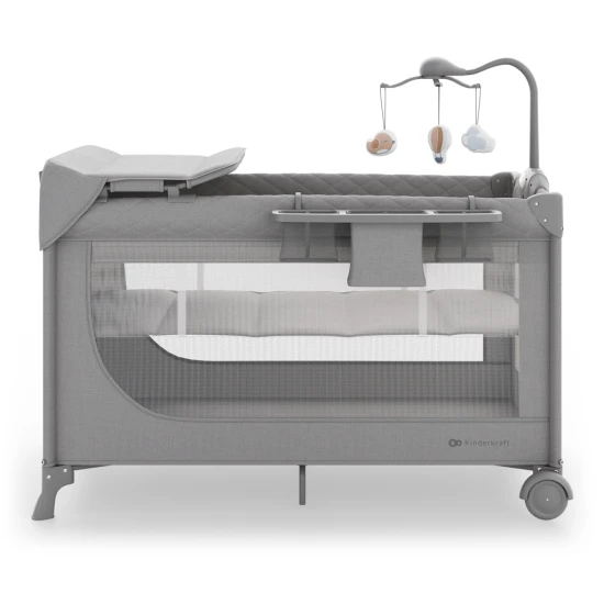 Reisebett Leody Up Grey mit Zubehör Reisebett Leody Up Grey mit Zubehör Kinderkraft KCLEODUPGRY00AC
