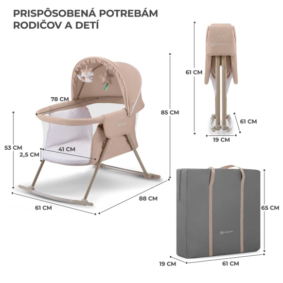 Kinderbett 3in1 Lovi Beige Kinderbett 3in1 Lovi Beige Kinderkraft KKLLOVIBEG0000