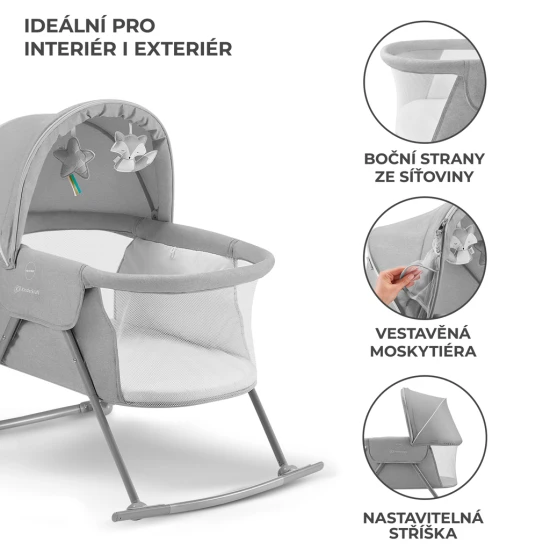 Kinderbett 3in1 Lovi Gray Kinderbett 3in1 Lovi Gray Kinderkraft KKLLOVIGRY0000