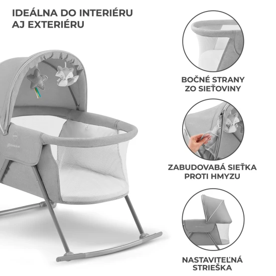 Kinderbett 3in1 Lovi Gray Kinderbett 3in1 Lovi Gray Kinderkraft KKLLOVIGRY0000