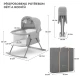 Kinderbett 3in1 Lovi Gray Kinderbett 3in1 Lovi Gray Kinderkraft KKLLOVIGRY0000