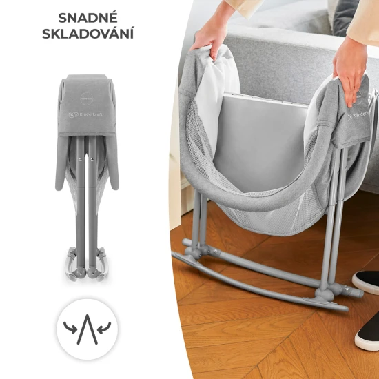 Kinderbett 3in1 Lovi Gray Kinderbett 3in1 Lovi Gray Kinderkraft KKLLOVIGRY0000