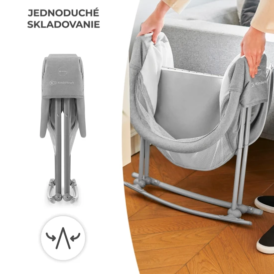 Kinderbett 3in1 Lovi Gray Kinderbett 3in1 Lovi Gray Kinderkraft KKLLOVIGRY0000