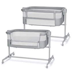 Verstellbares Kinderbett Nestee Up2 Full Light Grey