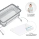 Verstellbares Kinderbett Nestee Up2 Full Light Grey Kinderkraft KLNEE002LGRF000