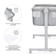 Verstellbares Kinderbett Nestee Up2 Full Light Grey Kinderkraft KLNEE002LGRF000