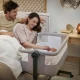 Verstellbares Kinderbett Nestee Up2 Full Light Grey Kinderkraft KLNEE002LGRF000